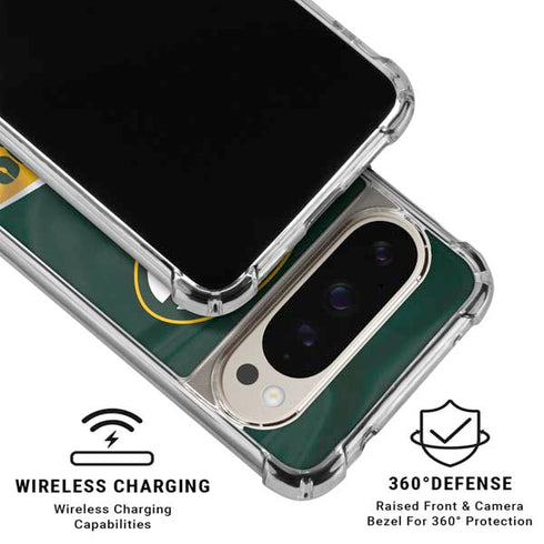 NFL Green Bay Packers Pixel 9/9 Pro Clear Case